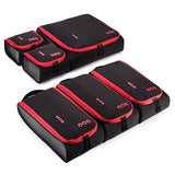 BAGSMART New Breathable Travel Accessories 6 Set Packing Cubes