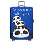 HMUNII World Map Design Luggage Protective Cover For 18 to 32 Inches