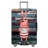 HMUNII World Map Design Luggage Protective Cover For 18 to 32 Inches