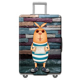 HMUNII World Map Design Luggage Protective Cover For 18 to 32 Inches